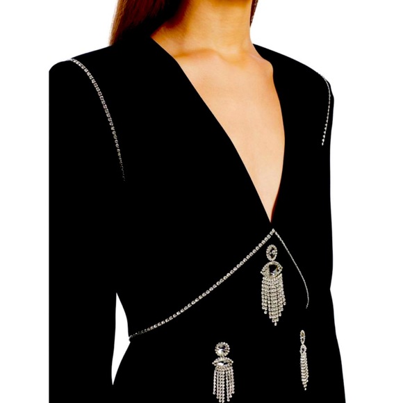 đź’—EXQUISITEđź’—DAVID KOMA HANGING CRYSTAL EMBELLISHED MOTIF MINI SAKS FIFTH AVENUE - Picture 3 of 17